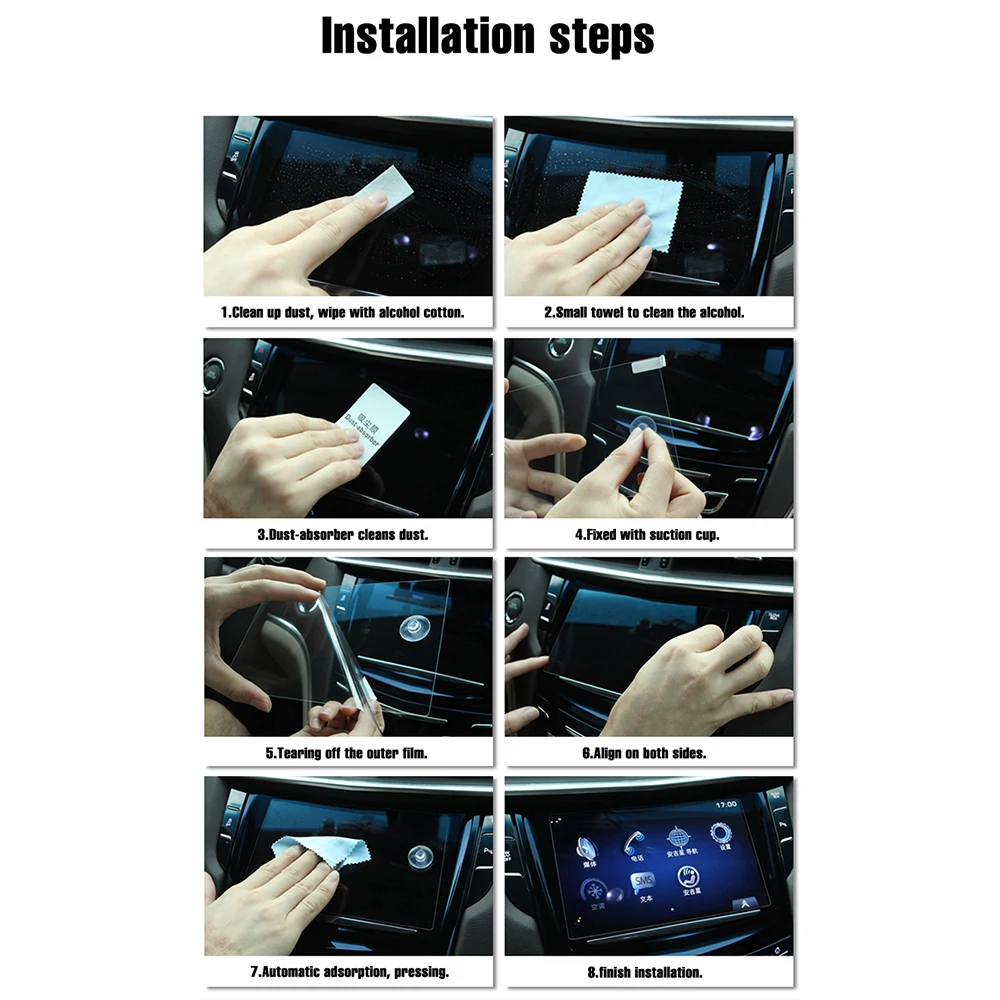 Авто gps экран протектор пленка против царапин части для Mercedes-Benz A-class