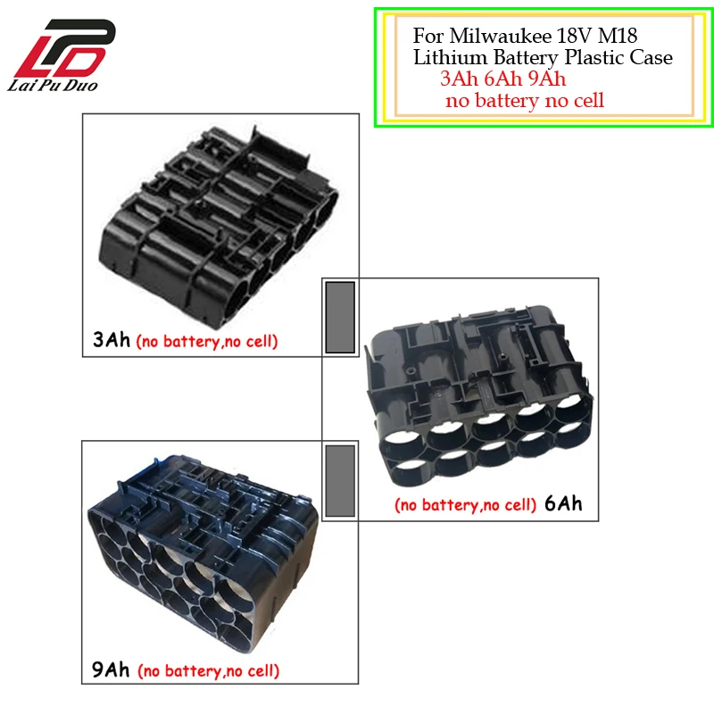 Пластиковый чехол M18 для литиевой батареи Milwaukee 18 в 3 а/ч 6 А/ч 9 | Электроника