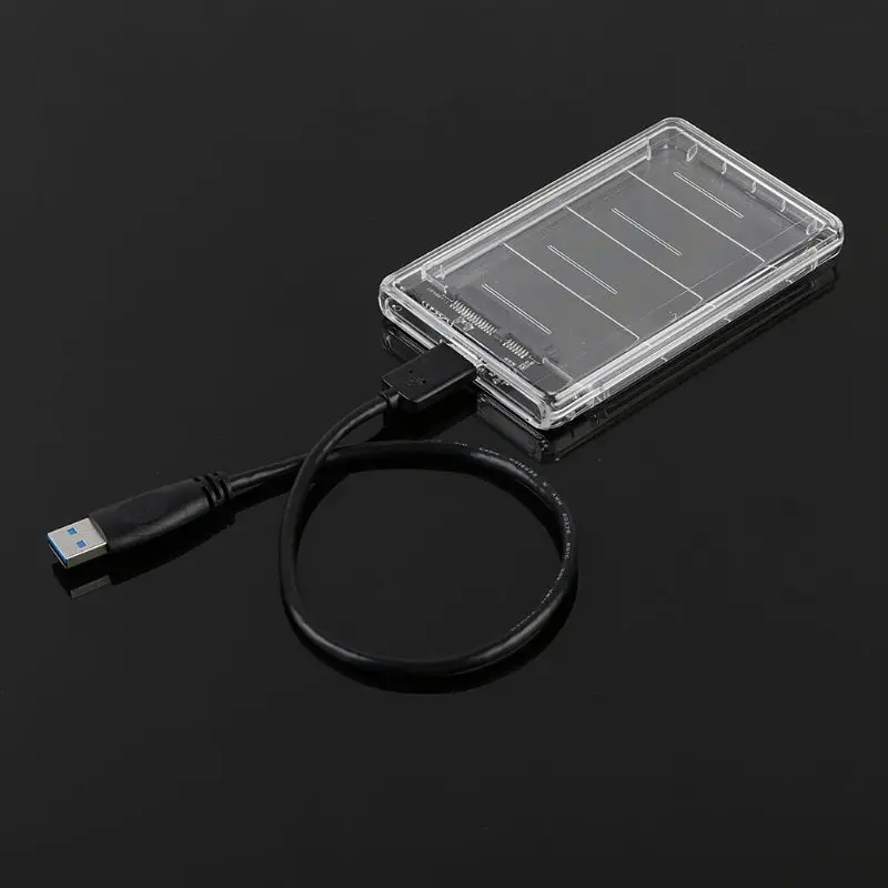 USB3.0 коробка для жесткого диска 2,5 дюймов последовательный порт SATA SSD механический диск Универсальный прозрачный чехол для мобильного внешнего HDD