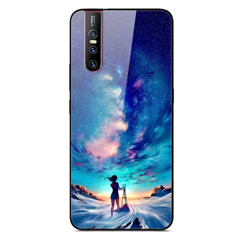 TWNH Чехол для телефона Xiaomi Redmi 5 6 7 6a 7a Роскошный чехол из закаленного стекла с мягким силиконовым краем для Redmi 8A 6 7 6A - Цвет: TWNH