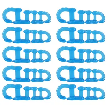 

5 Holes Toe Separators SEBS Stretchable Bunion Corrector Straightener for Pain Relief Hallux Valgus Women Men Night Feet Care