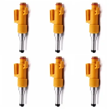 

Set Of 6 Fuel Injector Nozzles For Toyota 23250-0P100 23209-0P100