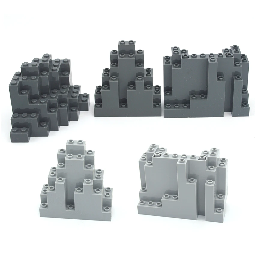 Конструктор Moc Rock скальная Гора 6082 6083 23996 сделай сам городской уличный вид
