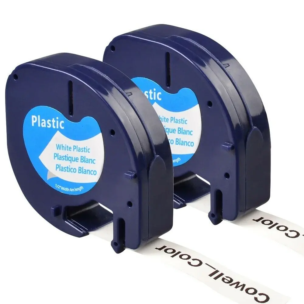 Label Tape For Dymo LetraTag LT-100H LT-100T LT-110T QX 50 XR XM 2000 20 printer supplies