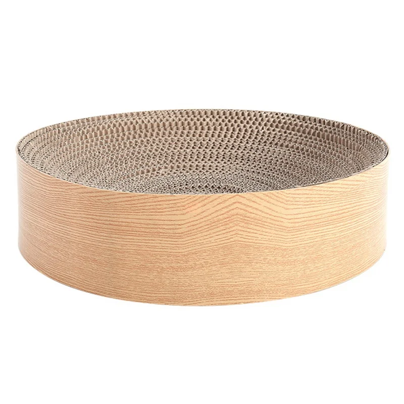 Wood Космическая миска кошка царапина доска игрушка Когтеточка кошачье гнездо котенок Скребок для измельчения когтей массаж тела Отдых царапины принадлежности - Цвет: Wood