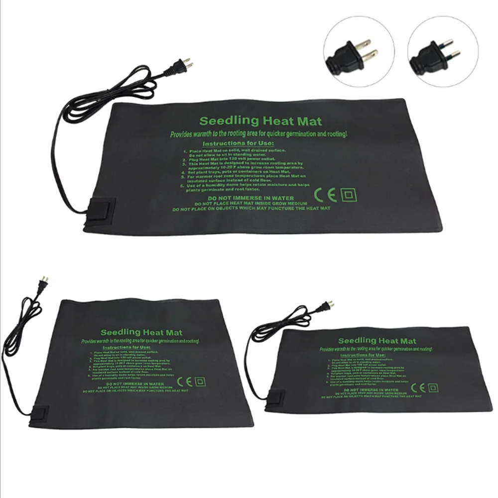 

Plant Heating Mat 24*52CM 52*52CM 121*52CM Seedling Flower Electric Blanket Waterproof Warm Durable Hydroponic Heating Pad