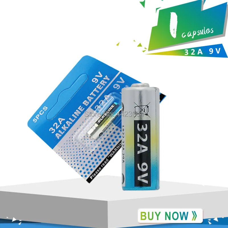 

1pcs/lot 32A 9V Primary Dry Batteries LR32 29A L822 Alkaline Battery for Car Key Remote Control Industrial Packing