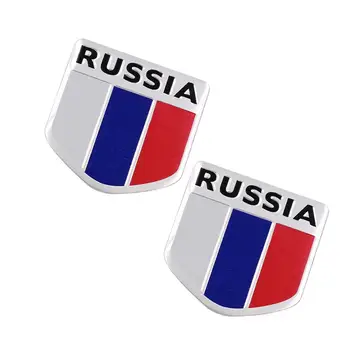 2 шт., эмблема русского флага Alu mi num, наклейка на крыло багажника для LADA Granta Largus Kalina Niva Priora Datsun on-DO mi-DO redi-GO