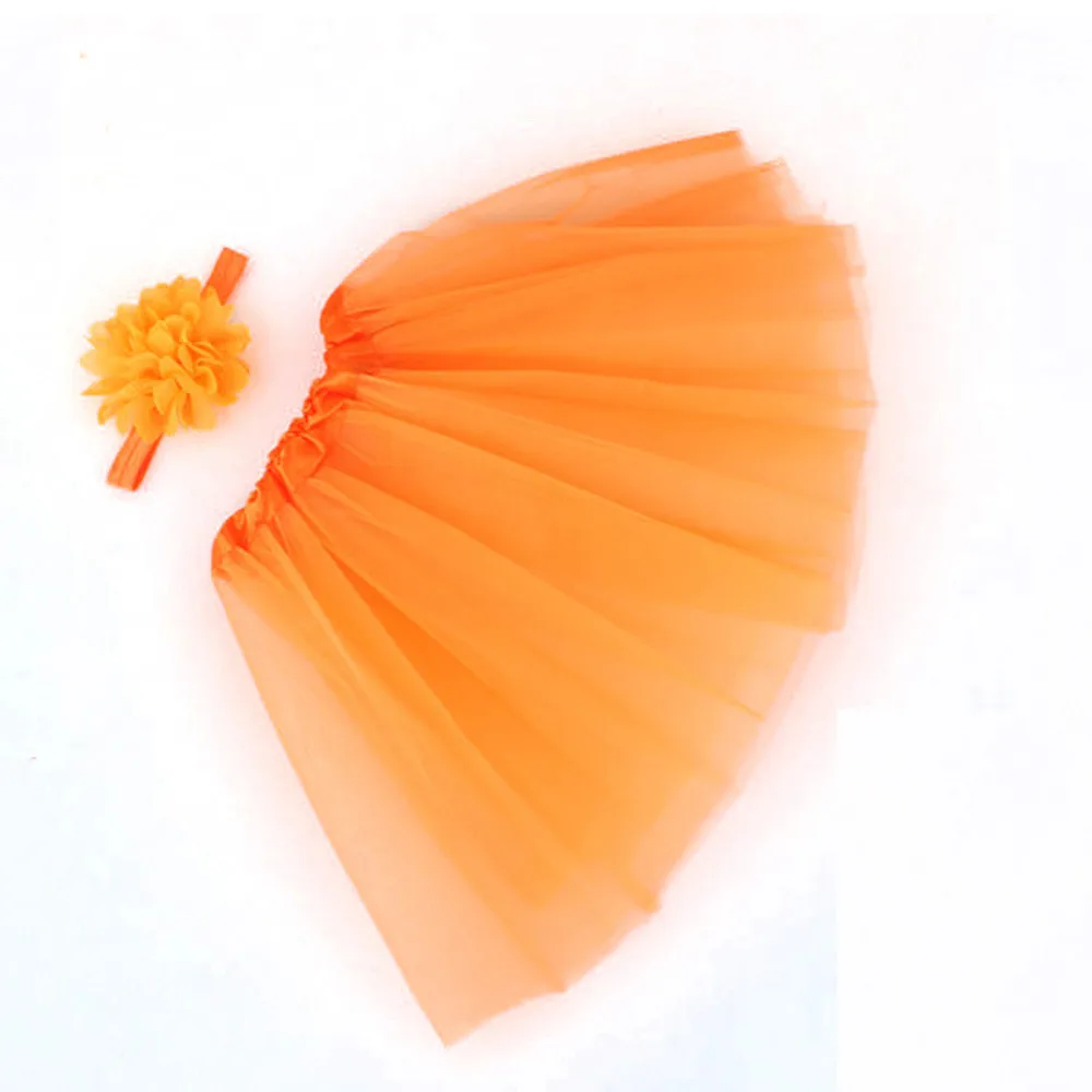 Baby Girls Infant Newborn Tutu Short Skirts Lace Floral Tutu Skirt Headband Set Headband Set tutu skirt girls skirts