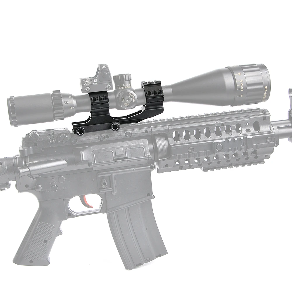 Quick Release One Piece Scope Mount 1"/30mm Dual Rings Hunting Accessories 20mm Picatinny Rail QD Cantilever Tactical Mounts