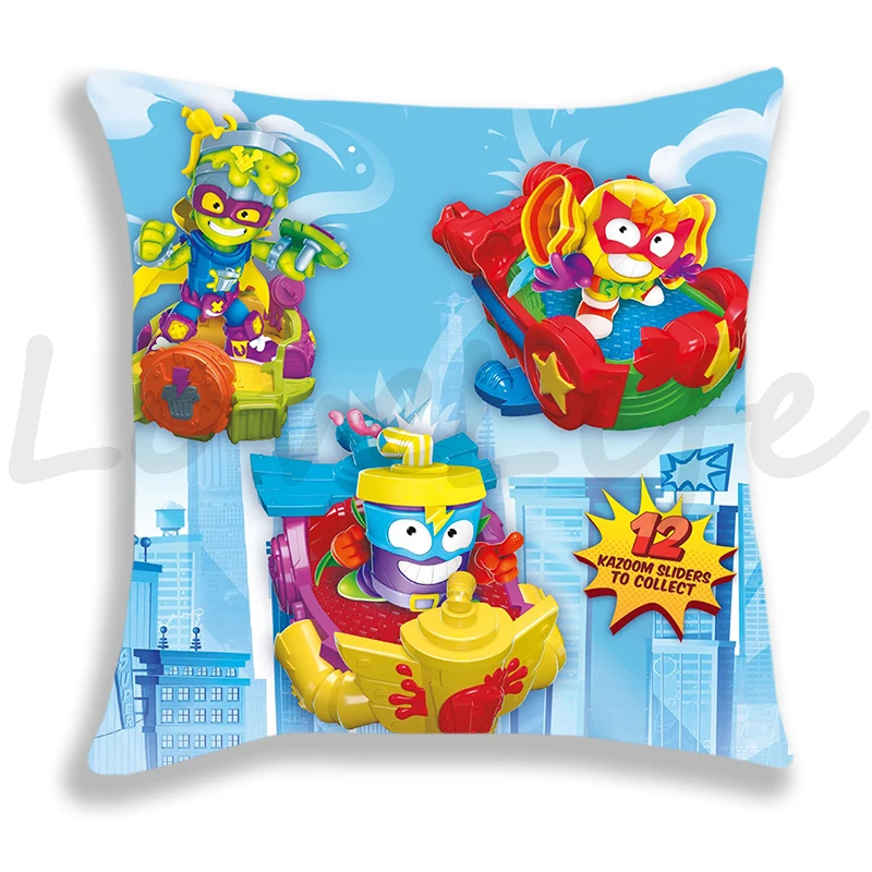 Pillow Case Superzings Christmas 45x45 Super Zings Series 8 Pillow Cover Kids Sofa Cushion Covers Cartoon Pillowcover cushion cover pillow case cover nursing pillow cover baby pillow cover