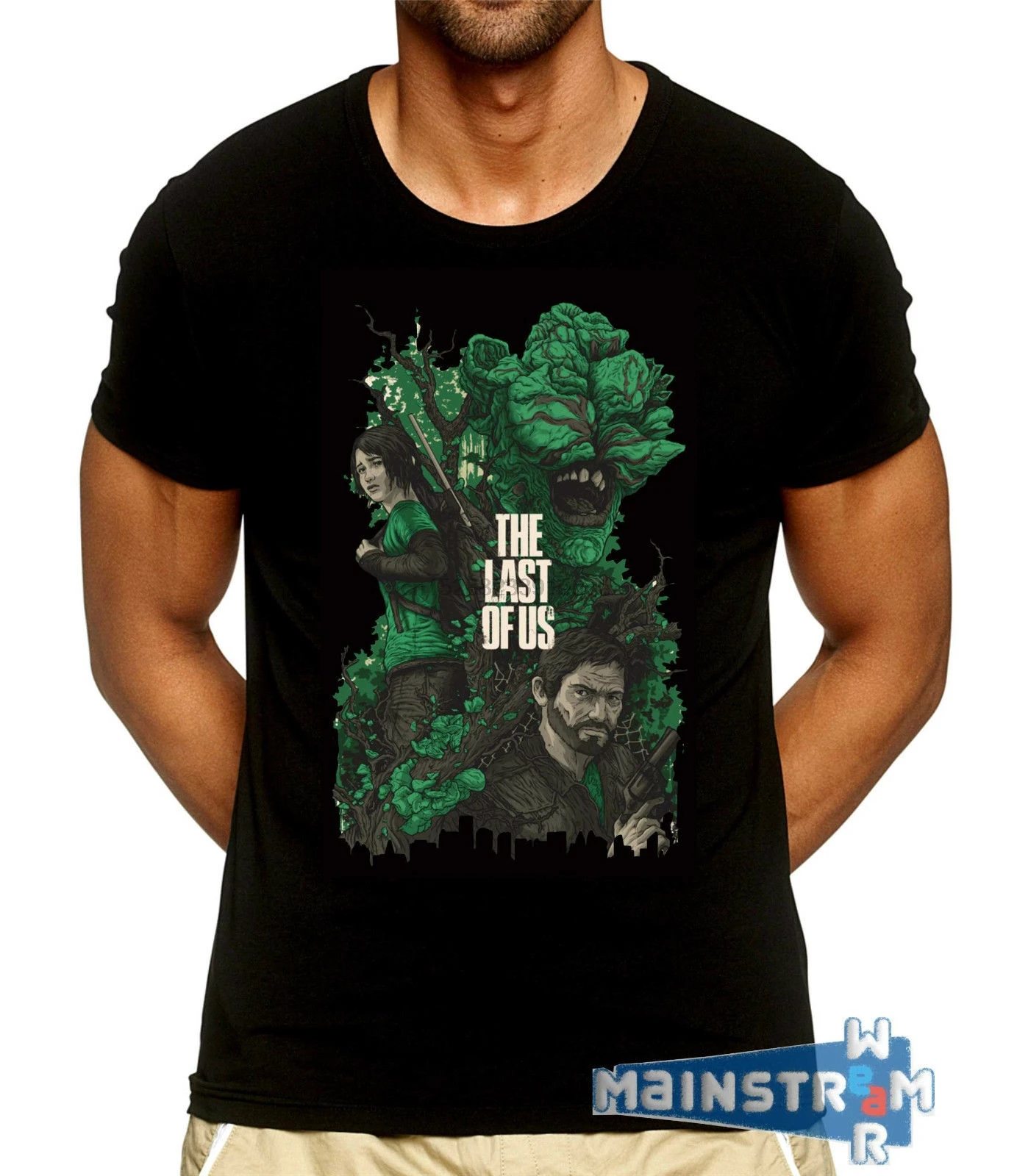 T-SHIRT MAGLIETTA THE LAST OF US PS4 JOEL ELLIE ZOMBIE APOCALYPSE custom printed tshirt hip hop funny tee mens shirts |