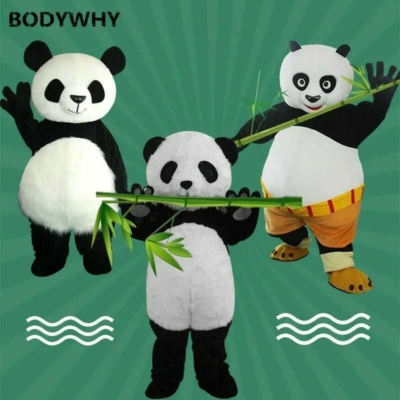 

Panda Mascot Costume Cosplay Party Game Dress Outfit Advertising Halloween Adult Carnival Cartoon Character Mascot Costume Gift