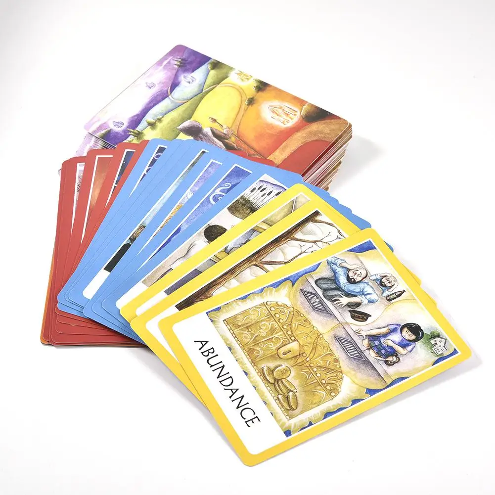 Chakra Tarot Cards Deck Board Game Card Box For Women Party Time Games Playing Cards Entertainment Family Gift Party Playing