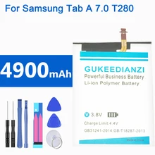 Аккумулятор GUKEEDIANZI для планшета Samsung Galaxy Tab A 7 0 T280 T285 4900 мАч