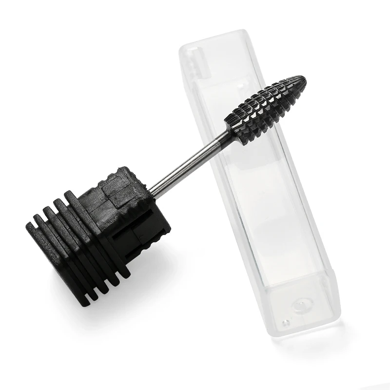 9 Type Black Titanium Tungsten Carbide Nail Drill Bits for Manicure Drill Accessories Mills Cutter Remover Gel Tools nail drill bit electric nail drill bit manicure drill bit