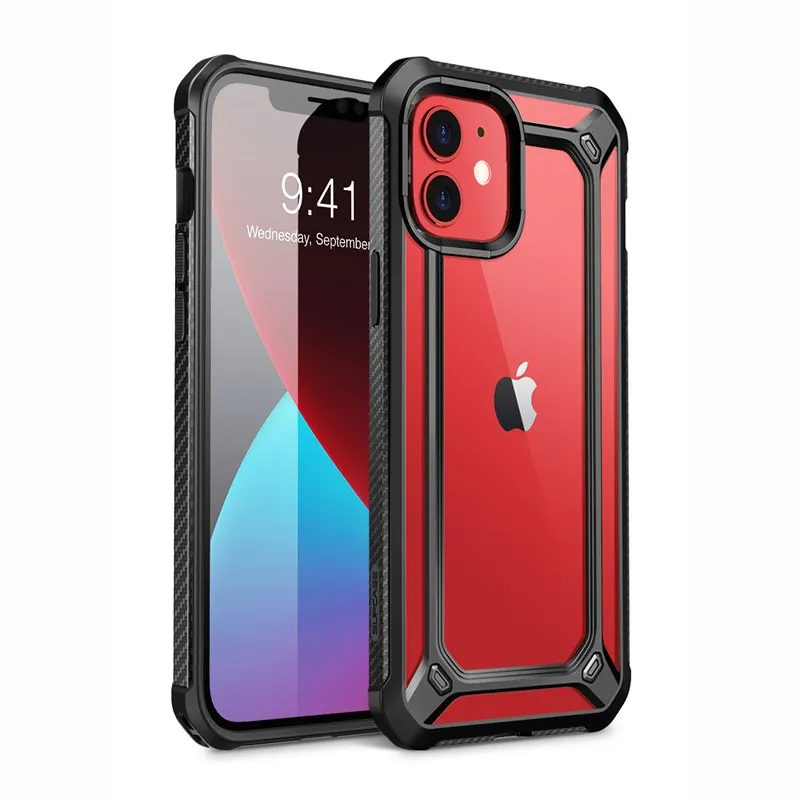 pitaka case Bảo Vệ SUPCASE Cho iPhone 12 Mini 5.4 Inch (2020) UB EXO Series Cao Cấp Lai Bảo Vệ Trong Suốt + Nhựa TPU Ốp Lưng Ốp Lưng phonecase Cases For iPhone