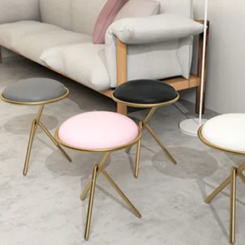 

Simple Bar Stool Wrought Iron Bar Chair Stool Bar Tabouret De Bar Gold Bar Stools Modern Dining Chair Nordic Golden Furniture