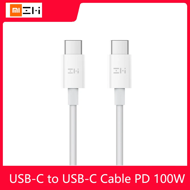 Кабель ZMI 100 Вт 5 А usb type c на PD зарядное устройство для macbook pro Samsung xiaomi ноутбука