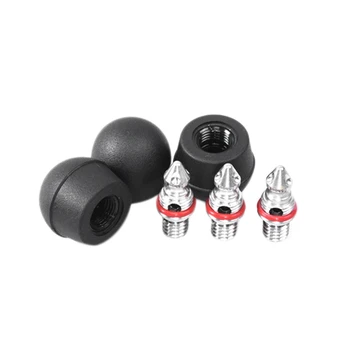 

6Pcs Stainless Tripod Monopod Spike With Washers Compatible for UNC 3/8inch Screw Photography Accessories
