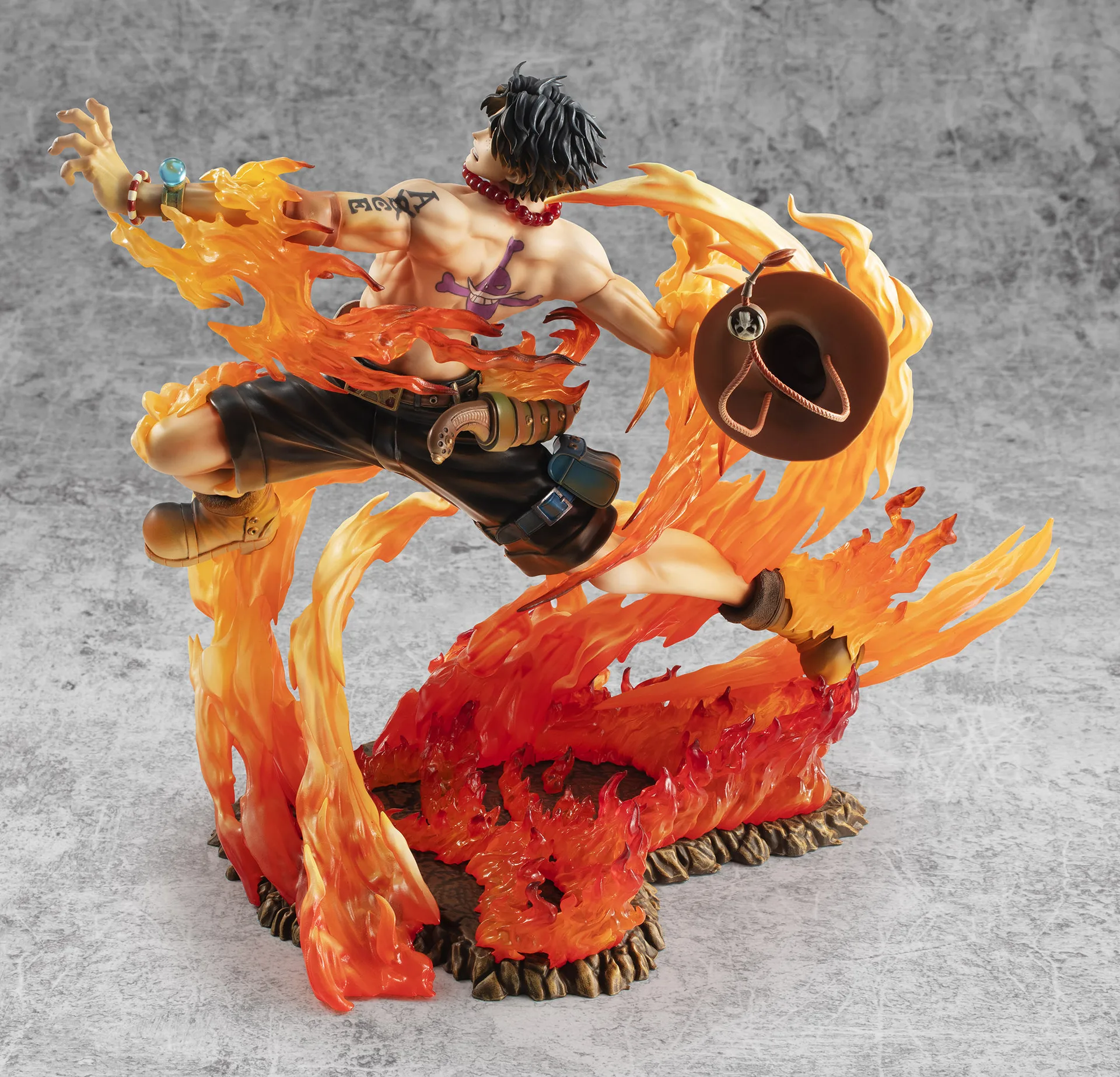 Игрушки 23 см One Piec figure Ace garage kit аниме цельная фигурка ПВХ Модель Gitf игрушки для