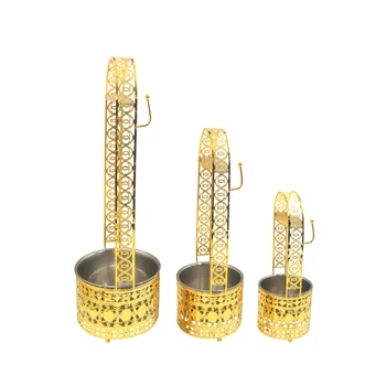

SY New Creative Metal Gold Hookah Harcoal Basket Carbon Basket For Hookah Chicha Narguile Accessories