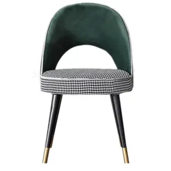 

New Nordic style chair light luxury simple modern home restaurant restaurant hotel chair back stool ins net red dining chair