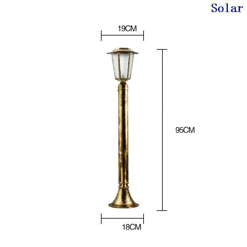 Стиль Shein Lampadaire открытый Sokak Lamba Farola внешний уличный фонарь солнечный Lampione Плаза Uliczna внедорожный уличный фонарь