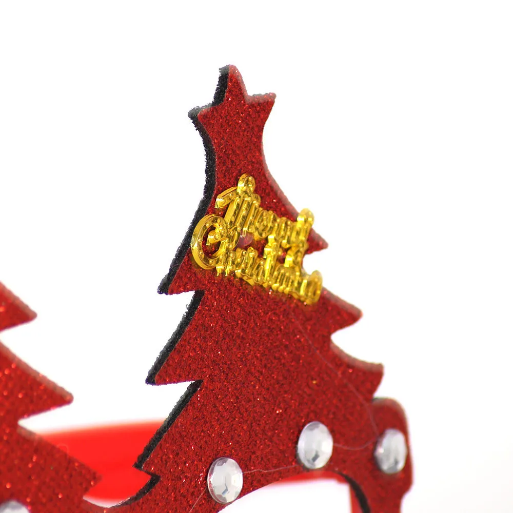 Christmas decoration glasses in party  100% brand new Christmas glasses snowman frame Happy New Year kids love Christmas 30A15 (32)
