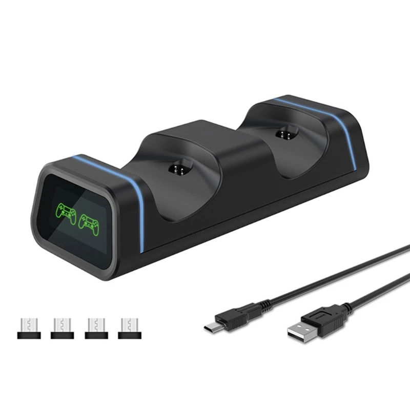 Зарядная станция для контроллера с 2 микро-USB зарядным ключом двойная зарядная