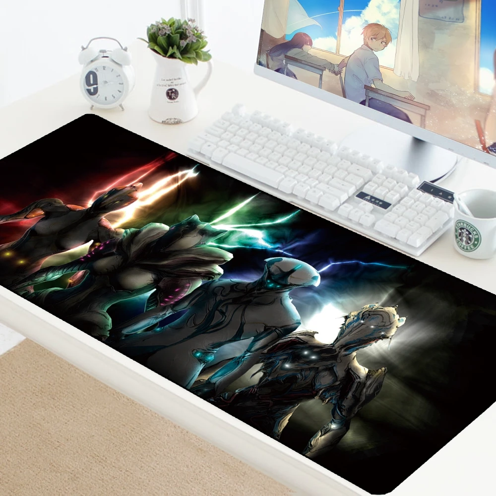 Warframe большой коврик для мыши игровая клавиатура ПК коврик прочный Настольный коврик для мыши Настольный коврик для геймера 70X30 см скоростные компьютерные игровые коврики