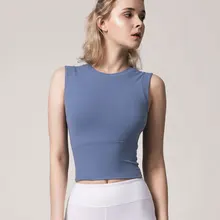 Женский топ для йоги Exposure of Navel топы Спортивные Женская Спортивная одежда для женщин тренажерный зал для занятий фитнесом и беговой костюм