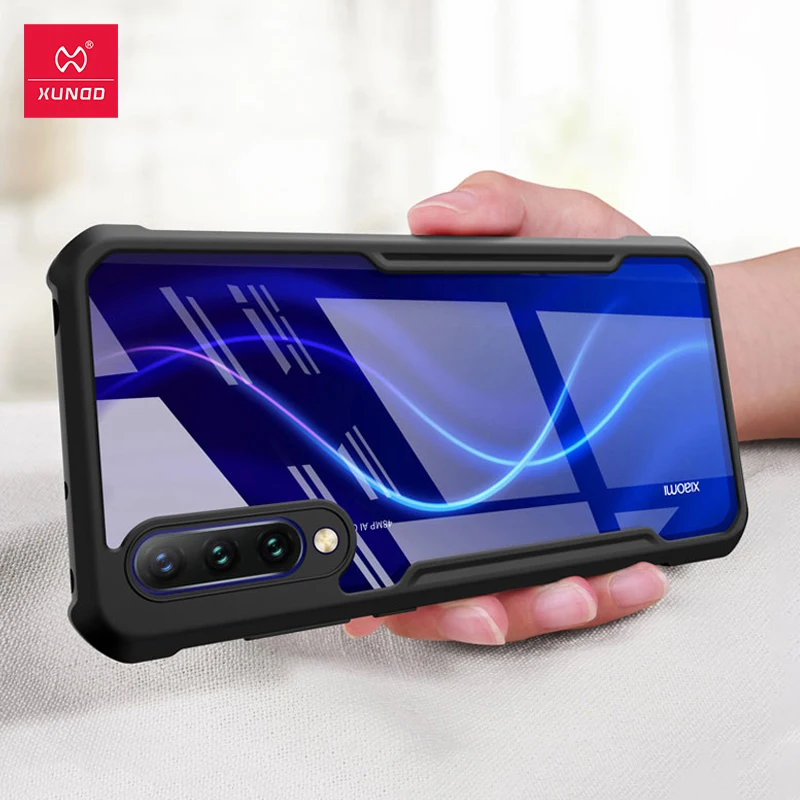 Чехол для Xiaomi Mi CC9 CC9E XUNDD прозрачный акриловый + ТПУ Для CC9MT Meitu Edition Ring защитный