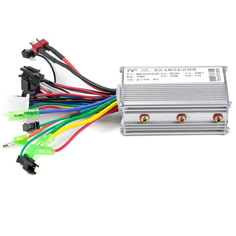Economici Bicicleta Electrica Controller 24V 36V 48V 250W 350W 15A Brushless Gear Ccontroller Motore del Mozzo Elettrico kit di Conversione della bici