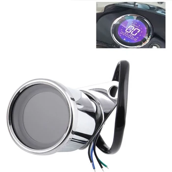 

Universal Motorcycle Digital Speedometer Retro LCD Odometer Cafe Racer Tachometer Indicator Scooter ATV Meter