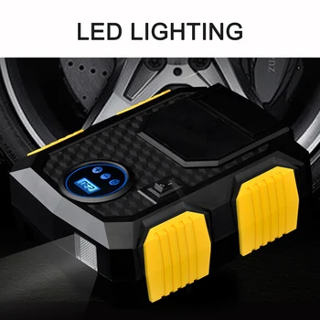 

12V DC Portable Air Compressor Pump Digital Tire Inflator Car Tire Pump Air Compressor Tire Inflator Electric Auto Pump