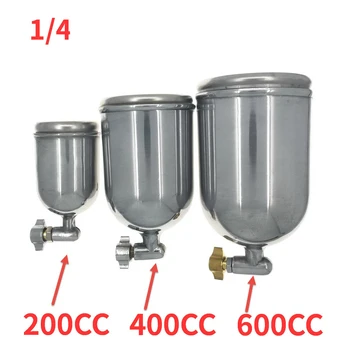 

1/4" Air Spray Gun Gravity feed Cup Spray guns aluminum Replacement bottle Fit w101,w71,F75,w200 ,K-3,F-2,S-710