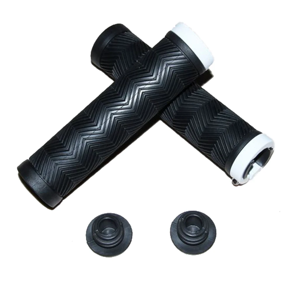 1pair Bicycle Handlebar Grips MTB Road Bike Handle Bar End Anti-Slip Rubber Mountain Bike Soft Lock On Handlebar Cover BC0212 (7)
