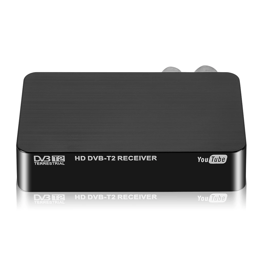 New HD 1080P TV Box DVB-T DVB-T2 Tuner Receiver Satellite Decoder DVB T2 USB2.0 For Europe Russia Czech Republic | Электроника