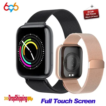 

696 P4 Smart Watch Women Men Full Touch Screen IP67 Waterproof Heart Rate Monitor Clock Smart bracelet PK P80 for Huawei