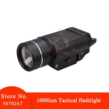 1000 люмен элемент блики тактический пистолет светильник светодиодный водонепроницаемый длинный стрелочный страйкбол оружие светильник s стробоскоп вспышка светильник