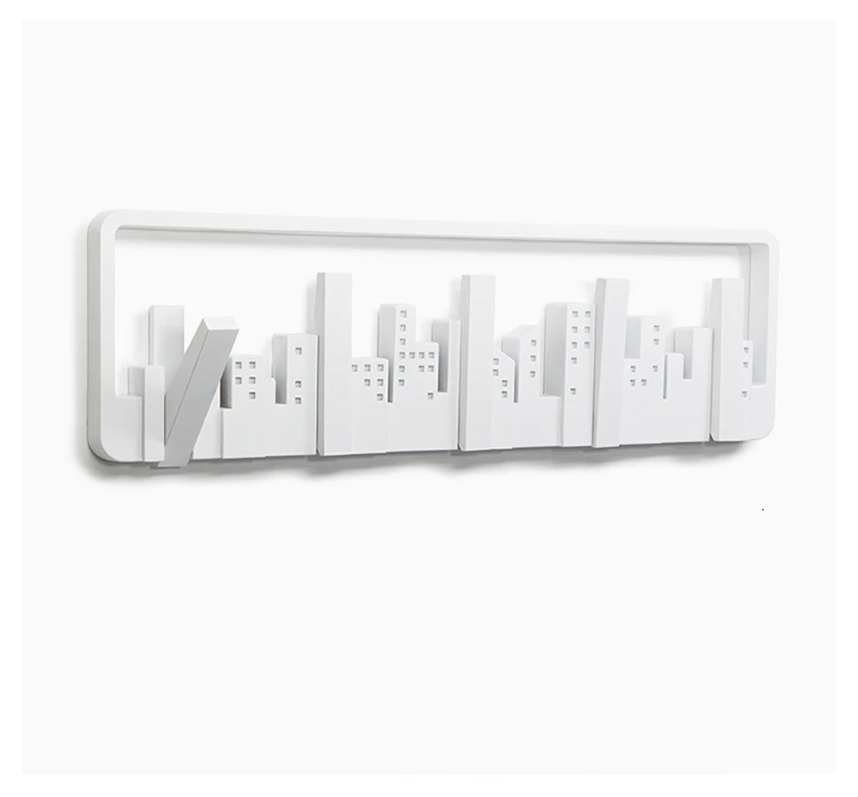 Creative Hook Wall Hanging Clothes Rack Wall Hanging Clothes Cap Hook Porch Shelf Into Door Household Decoration