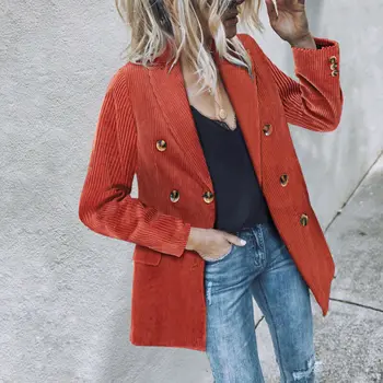 

2019 Winter New Women Casual Blazer Tops Elegant Office Lady Long Sleeve Blazer Slim Suit Casual Jacket Coat Female Outwear Tops