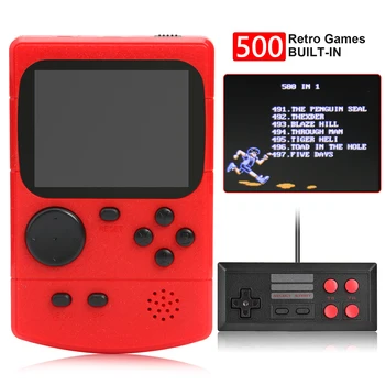 

Retro TV Video Game Console Built-in 500 Games 3.0 inch Color Screen Handheld Gaming Player Develop Children Creativity