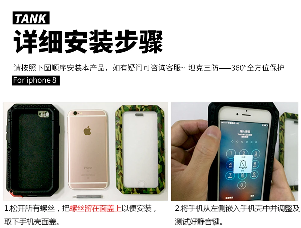 360 круглый защитный противоударный чехол для Apple iPhone 11/Pro/Max мощный гибридный Повседневный водонепроницаемый пылезащитный чехол