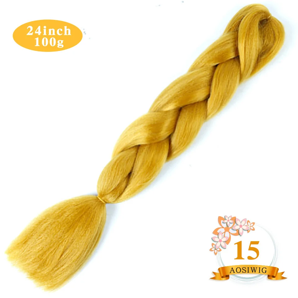 P2/613 AOSIWIG 2" Ombre Jumbo синтетические плетеные волосы крючком 100 г/упак. афро оптом розовый синий фиолетовый синтетические волосы - Цвет: P2/613