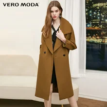 Vero Moda Женское зимнее шерстяное пальто средней длины | 318327533