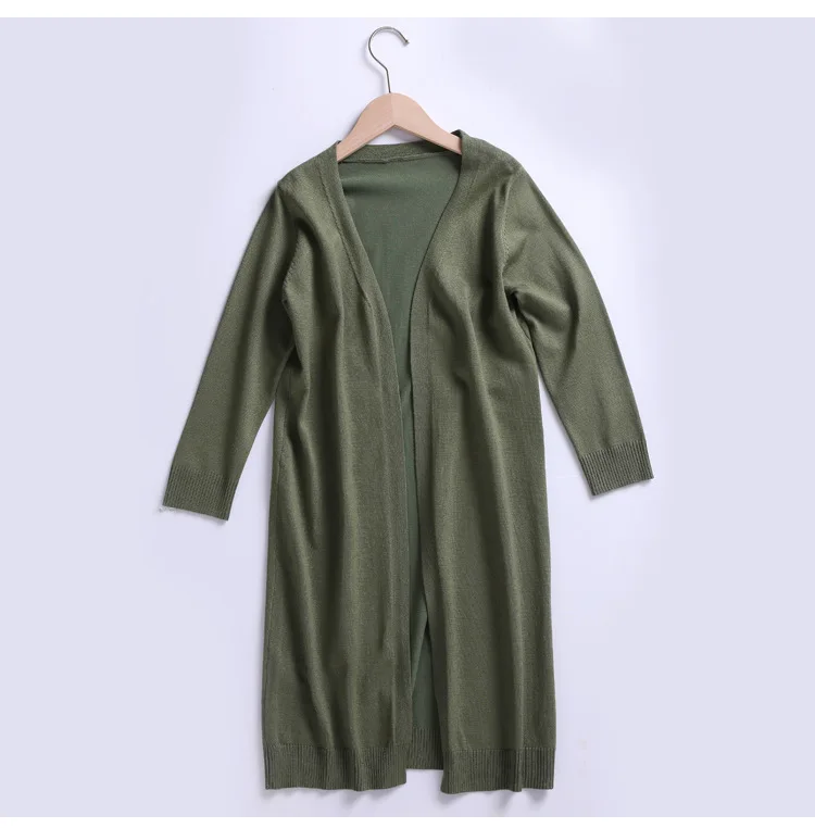 2019 New Big Girls Cardigan Autumn Sweater Winter Teen Children Sweaters Long Coats Outwears Baby Girl Toddler Sweater Fashion (23)