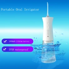 

Nicefeel DIY Portable Oral Irrigator LCD Display Water Flosser USB Rechageable IPX8 Waterproof Munddusche 2000mAh Battery