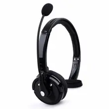 Trucker Drivers Over the Head Headphones Boom Mic Bluetooth Noise Canceling Headset for PS3